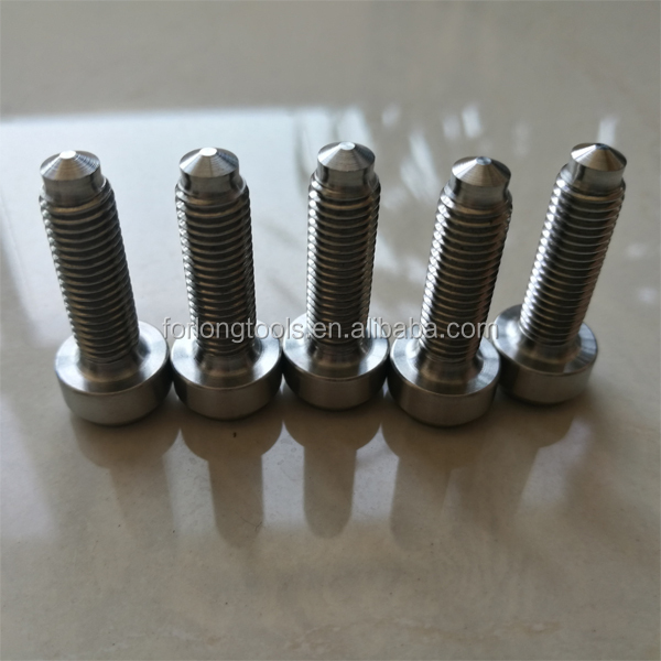 DIN Standard M7 x 24mm 6AL-4V Titanium Alloy Bolt for BBS Split Rim Wheels Best Performance Material