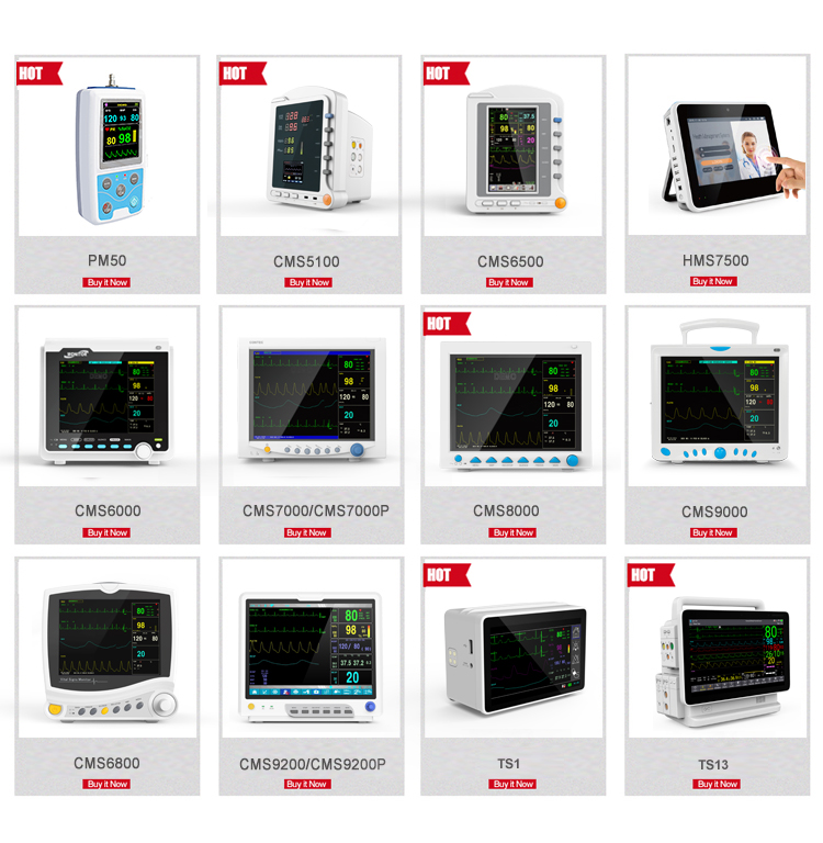 Touch Screen Multi Parameter Patient Monitor Hospital ICU Patient Monitor