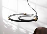 Aluminum Acrylic Circle 300mm 400mm 500mm Ring Pendant Ceiling Light
