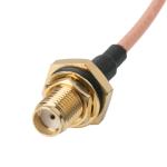 Oem / Odm Rg316 Cable Connector Sma Female Bulkhead Jack To Male Straight Plug