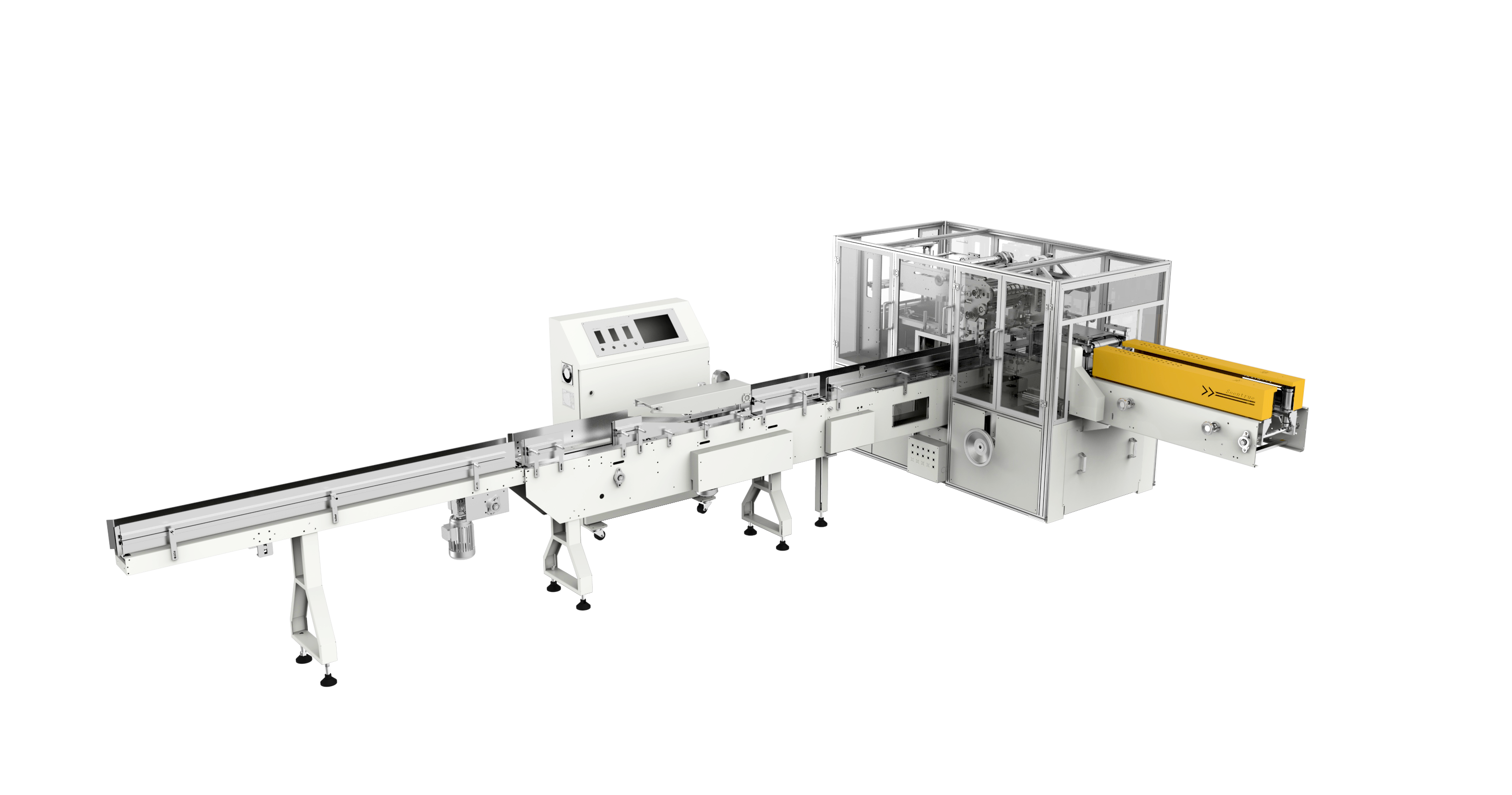 Big Capacity Single Nylon Bag Plastic Facial Tissue Wrapping Machine