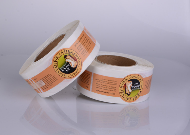 Print custom waterproof adhesive label sticker for hair care shampoo bottle packaging