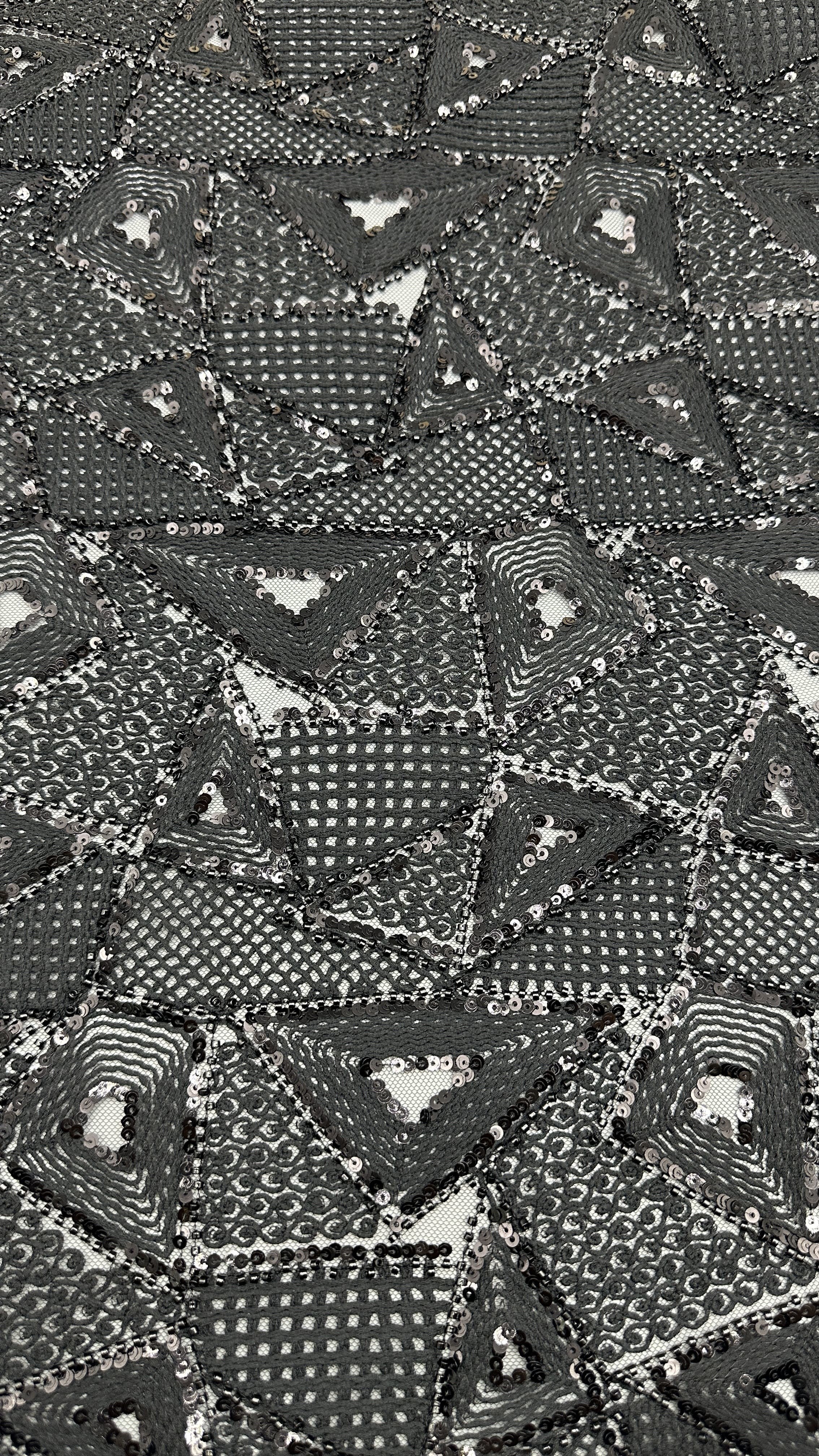 Leafy 3D Floral Lace Fabric Embroidery Fabric Elegant And Breathe Sequin Lace Fabric Luxury Occasion Fabric