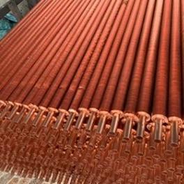 Wholesale DELLOK Cupronickel fin tube,finned copper tube,brass fin tubes for heat exchanger,Condenser,Evaporator from china suppliers