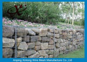 Wholesale Hexagonal Wire Mesh Gabion Wall Fence Galfan Gabion Basket 60*80 80*100 from china suppliers