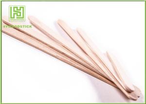 Wholesale Natural Color Long Ice Cream Wooden Sticks With 114mm Length Flat Edge from china suppliers