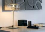 Modern Simple Indoor Led Bedside Hotel Gold Small Glass Table Lamp