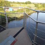 SUS316 Stainless Steel Cable Mesh For Safety Webnet Balustrade Infill