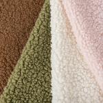 Hand Feeling Soft Comfortable 100% Polyester For Winter Clothing Production