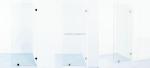 Elegant Hotel Decoration Tempered Glass Fixed Shower Screen for Bathroom Living