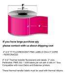4"X6" Inch direct thermal label sticker paper Electronic balance paper, color