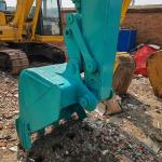 Green Kobelco 135 Used Kobelco Excavator Second Hand Crawler Excavator 13500kg