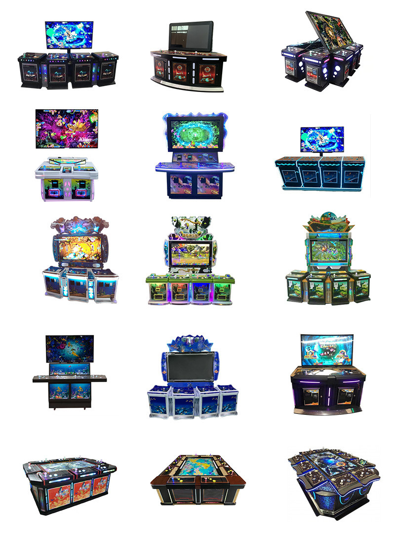 Coin Pusher Fish Game Machine 55 Inch Arcade skill games fish tables 3 Players