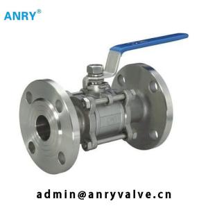 Wholesale Normal Temperature 3pc SS Ball Valve 2 Inch PTFE Viton Seat Flanged RF Ball Valve from china suppliers