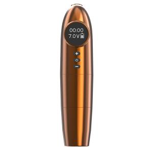Wholesale LCD Display Rotary Tattoo Machine Wireless Gold Color Professional Tattoo Gun Pen Battery Machine from china suppliers