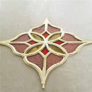 Wholesale Elegant Mirror Decorative Window Grille Inserts Georgian Bar Flower for upvc windows from china suppliers