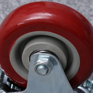 Wholesale 75mm Diameter Double Bearing Polyurethane Furniture Wheel Trolley Swivel Caster Wheel from china suppliers