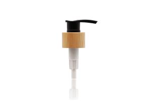 Wholesale 24/410 Bamboo Covered Lotion Pump Dispenser 2cc Dosage from china suppliers