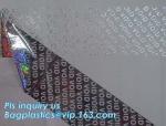 Tamper evident holographic label / Security Hologram VOID sticker,Antifake Logo