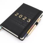 Binding Loose-leaf Leather Journal Hardcover Planner Customizable for School