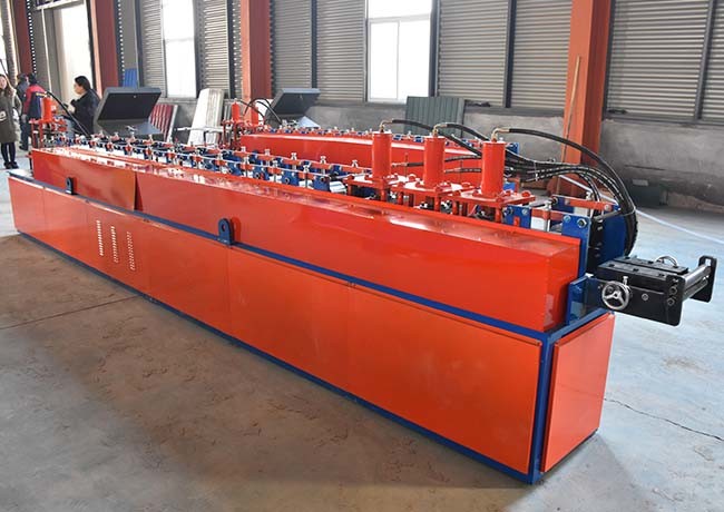 Green House Light Steel Keel Roll Forming Machine With Smoothly Feeding Device