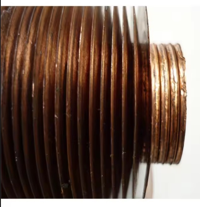 DELLOK Square Tube Fin And Tube Heat Exchanger With Solid Fins For Industrial