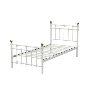 Wholesale Modern Simple Metal Single Bed 0.6-1.5mm Thick Steel Pipe Save Space from china suppliers