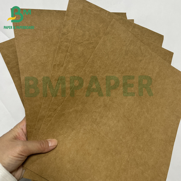 0.55mm Tear Resistance Colorful Washable Tex Kraft Paper Fabric