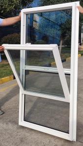 Wholesale American Style Vinyl Single Hung Windows Vertical Up Down Windows For Residences from china suppliers