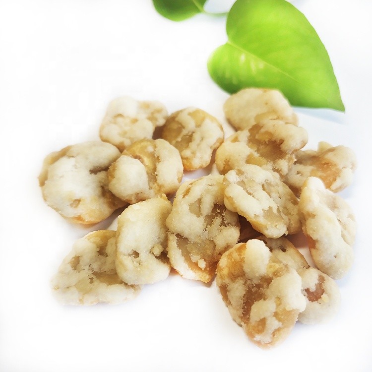 Crispy Honey And Butter Flavor Coated Fried Broad Bean Chips Snacks