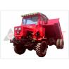 Buy cheap Electronic Starter Articulated Tipper Truck , Articulated Haul Truck Red Color from wholesalers