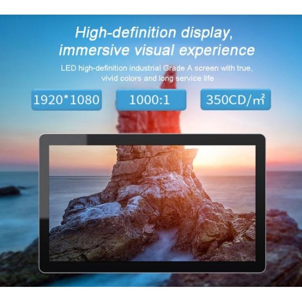 21.5 Inch Rack-mounted Server Monitor Panel Pc All in One TouchScreen LCD Display