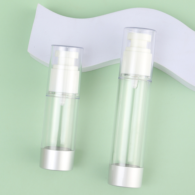1oz 2oz 3oz 4oz 80ml 100ml 120ml Refillable Airless Lotion Pump Bottle featuring Customized Colors and Frosted Finish