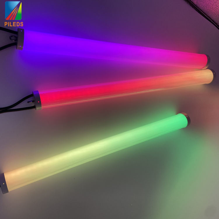 Outdoor 1m Pixel Tube Lights 24V 3D Programmable RGB RGBW For Events Party