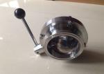 3A ASME BPE Stainless Steel Sanitary Valves Butterfly Ball Valve Simple And