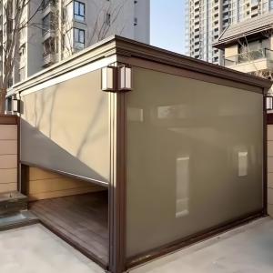 Wholesale Independent Adjustable Rainproof Roof Louvered Pergola for Outdoor Garden from china suppliers