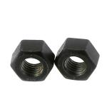 High Tensile Carbon Steel 5/8 Inch Black Heavy Hex Nut A563 Grade B