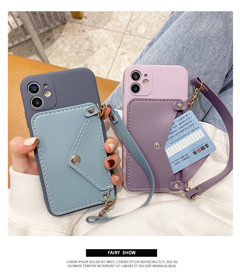 Mobile Phone Cases 2023 TPU Leather Wallet Bag for iPhone 11 12 13 14 15 Pro Max XS XR