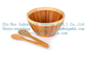Wholesale Wooden salad bowl, cutlery, spices appliances, bamboo bowl, bamboo salad shovel from china suppliers