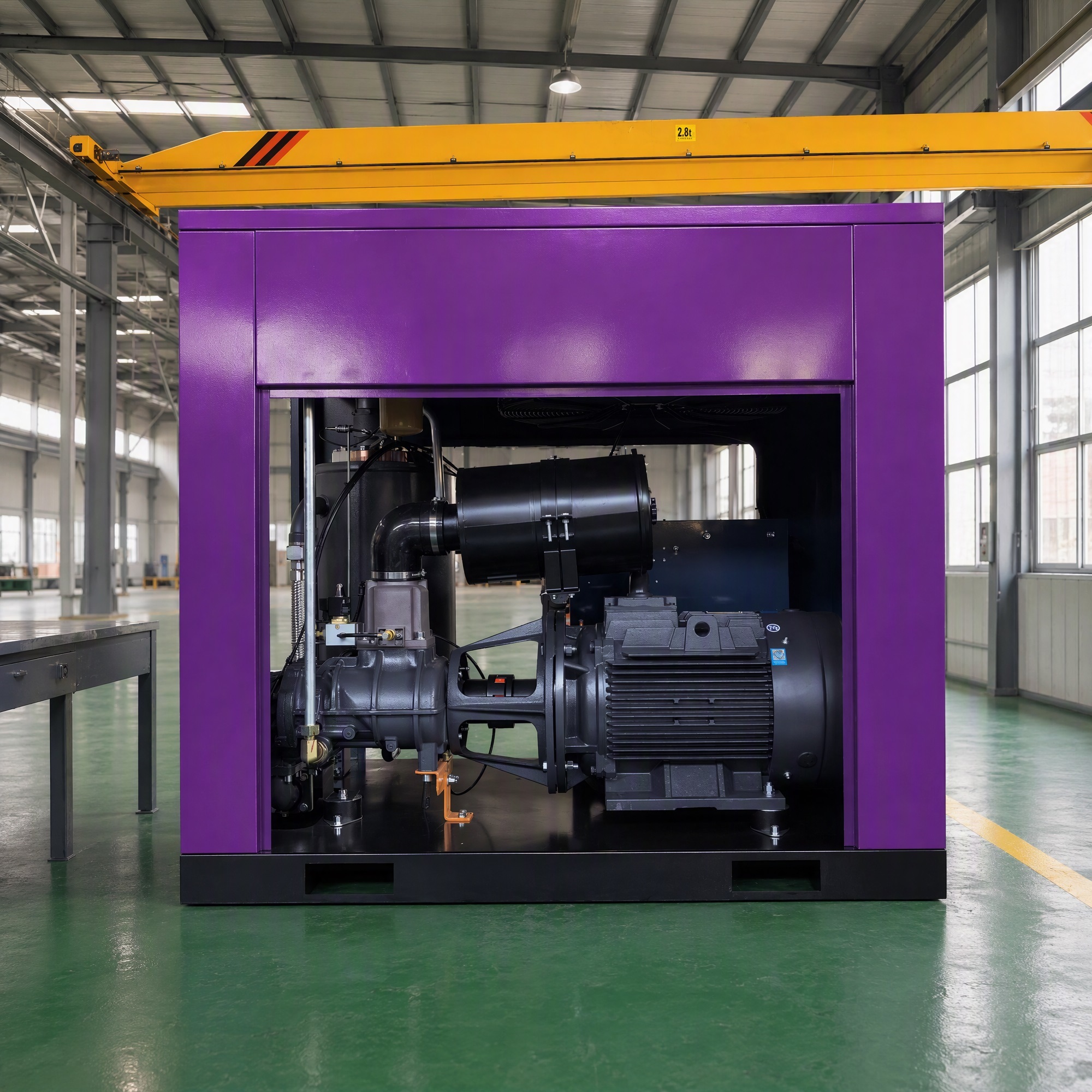 15KW Permanent Magnet Variable Frequency Screw Air Compressor Fixed Speed Industrial Air Compressor Machine