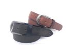 Men's Classic Leather Jeans Belt Custom Man Casual Dress Belt