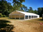 Fast Erected 100 Guests Waterproof Event Tent , PVC Marquee Party Tent For Hire