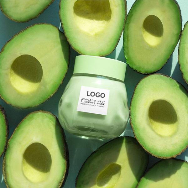 250ml Avocado Melt Water Sleeping Face Mask Hydrating Moisturizer