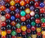 Natural Healing Energy Flower Agate Beads For Jewelry Making
