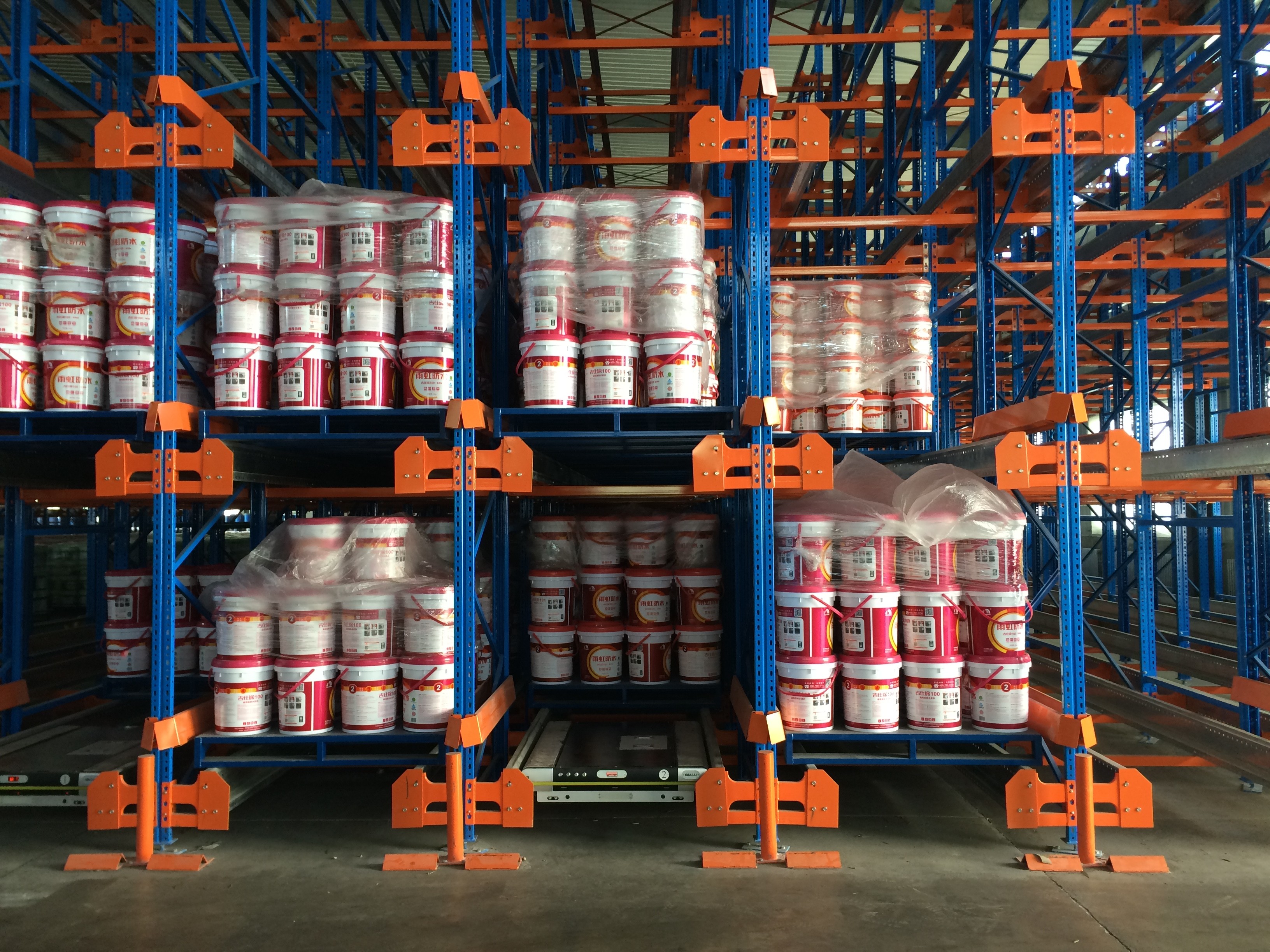 Smart Warehouse Pallet Radio Shuttle Racking System With Easily Managed