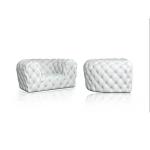 Modern Living Room Hotel Lobby Couch Quilted Button Tufted Velvet Sofa