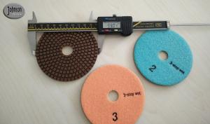 Wholesale 3 Steps 4 inch Wet Diamond Polishing Pad for Stone , Diamond Polishing Tools from china suppliers