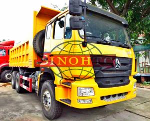Wholesale Heavy 3 Axle Ten Wheeler Dump Truck STEYR Tech Gearbox LHD RHD Steering from china suppliers