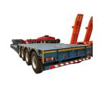 13t Grade Detachable Gooseneck Lowbed Semi Trailer for Industrial Machinery