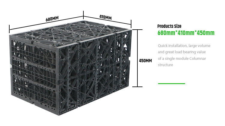 Modern Stormwater Infiltration Tank Infiltration Drainage Box for Rainwater Collection